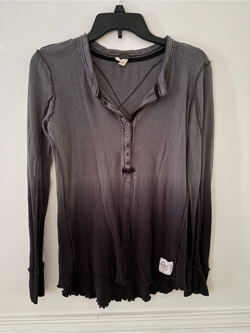 We The Free Cozy Up Ombre Henley Top